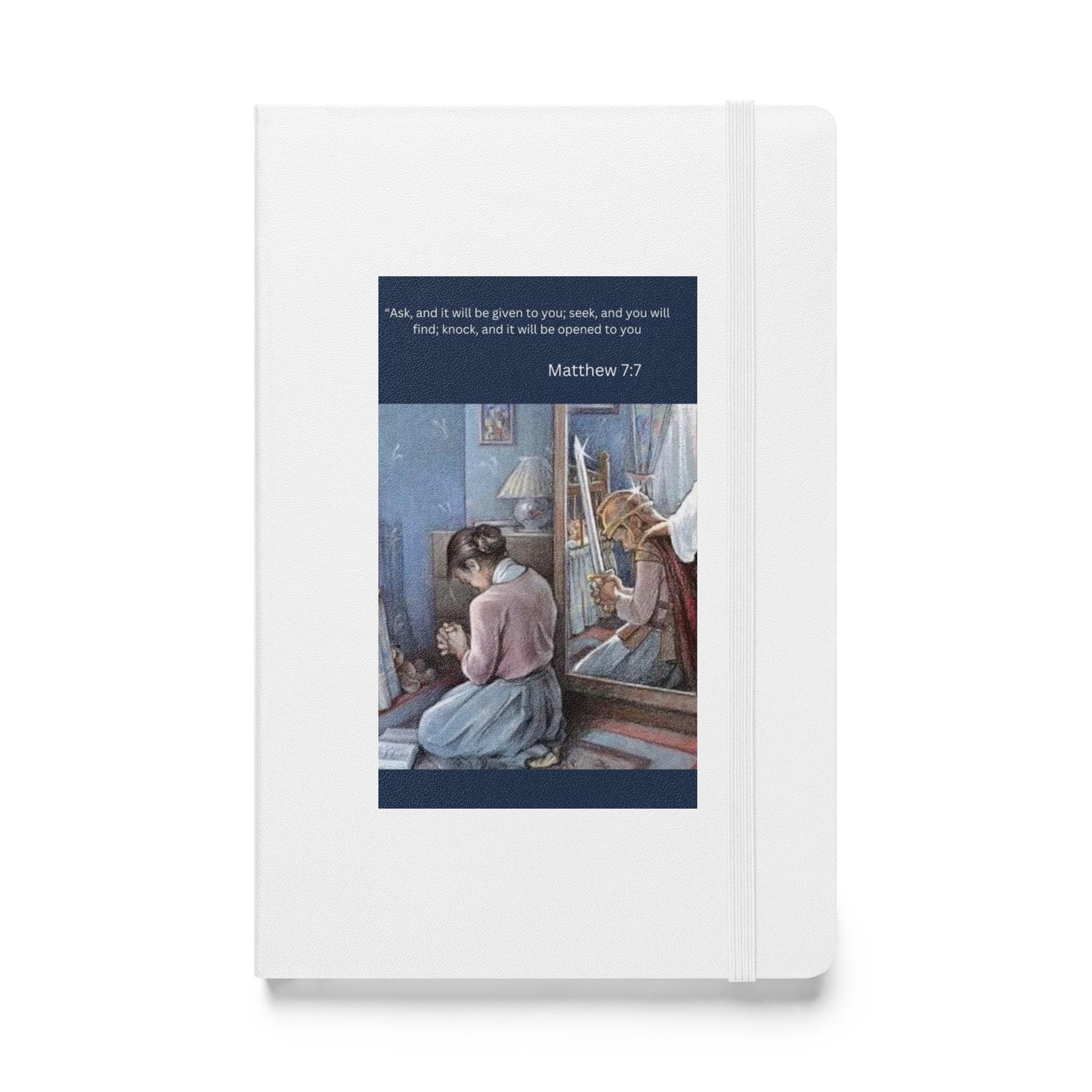 Journal with Matthew 7:7 Note book