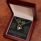 To My Beautiful Wife- Husband (Gold)