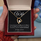 To My Wife- Forever Love Necklace (B)