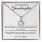 To My Beautiful Granddaughter Eternal Hope necklace