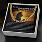 To My Awesome Son - Lion Collection Cuban link