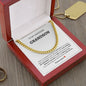 To My Grandson Cuban Link Chain