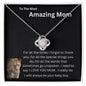 Lion Collection Amazing MOM Love Knot necklace