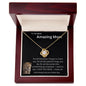 Lion Collection Amazing MOM Love Knot necklace