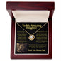 To My amazing Daughter - Lion Collection Love Knot necklace