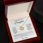 To My Daughter Love Knot Necklace