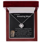 Lion Collection Amazing MOM Love Knot necklace