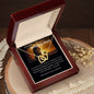 To The most Amazing Mom - Lion collection heart necklace