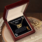 To My Beautiful Mom (baby) - Lion Collection Heart Necklace