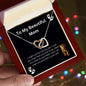 To My Beautiful Mom (baby) - Lion Collection Heart Necklace
