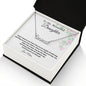 To My Beautiful Daughter Name Necklace- Mom