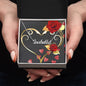 Heart & Roses Name Necklace