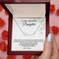 To My Beautiful Daughter Name Necklace- Mom