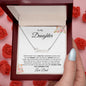 To My Daughter Name Necklace- Dad