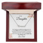 To My Daughter Name Necklace- Dad
