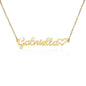 Name w/ heart necklace