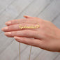 Name w/ heart necklace