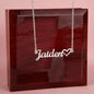 Name w/ heart necklace