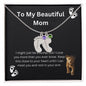 Lion collection custom baby necklace birthstone