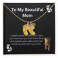 Lion collection custom baby necklace birthstone