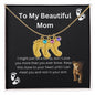 Lion collection custom baby necklace birthstone