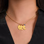 Lion collection custom baby necklace birthstone