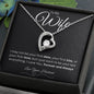 To My Wife- Forever Love Necklace (B)