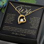 To My Beautiful Wife- Husband (Gold)