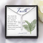 Faith Jeremiah 29:11 - Cross Necklace