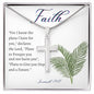 Faith Jeremiah 29:11 - Cross Necklace