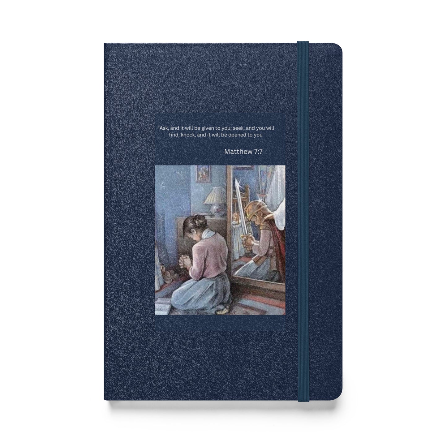 Journal with Matthew 7:7 Note book