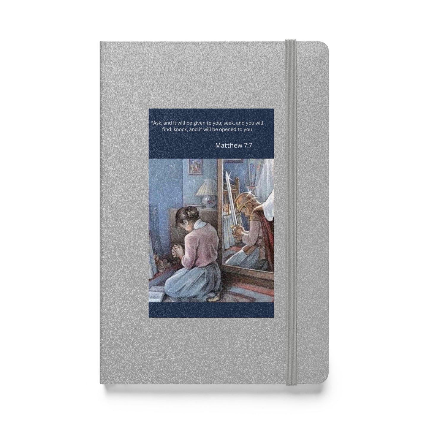 Journal with Matthew 7:7 Note book