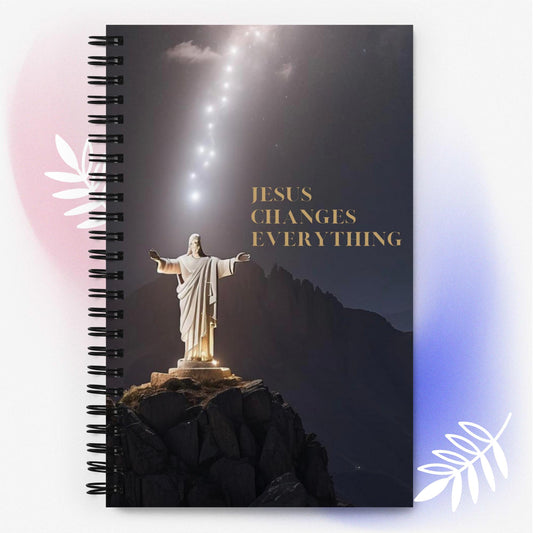 Jesus Changes Everything Spiral notebook