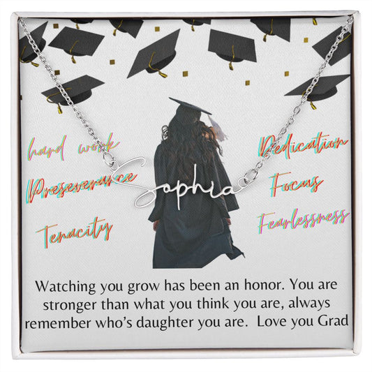 Grad Pride- Name Necklace