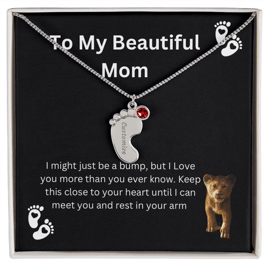 Lion collection custom baby necklace birthstone