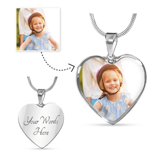 Personalized Heart Pendent Necklace